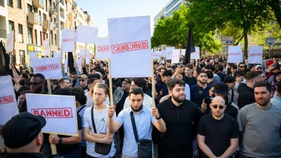 Islamisten-Demo in Hamburg mit 2.300 Teilnehmern