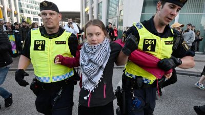 Brüssel: Greta Thunberg bei Sitzblockade festgenommen