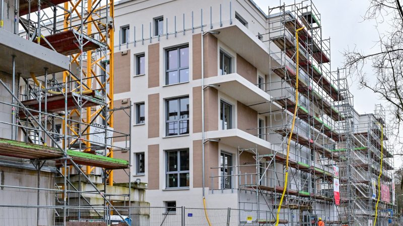 Im März wurde nach offiziellen Angaben der Neubau von 14.700 Wohnungen genehmigt.