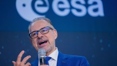 ESA-Chef warnt vor Kriegsgefahren im All