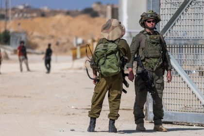 Israelische Soldaten an der Grenze zum Gazastreifen (Archivbild).