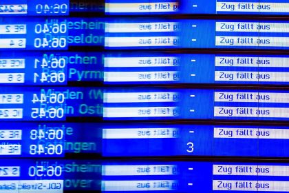 Bericht: Immer mehr Zugausfälle bei der Bahn