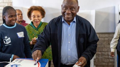 Südafrika steuert auf Koalitionsregierung zu
