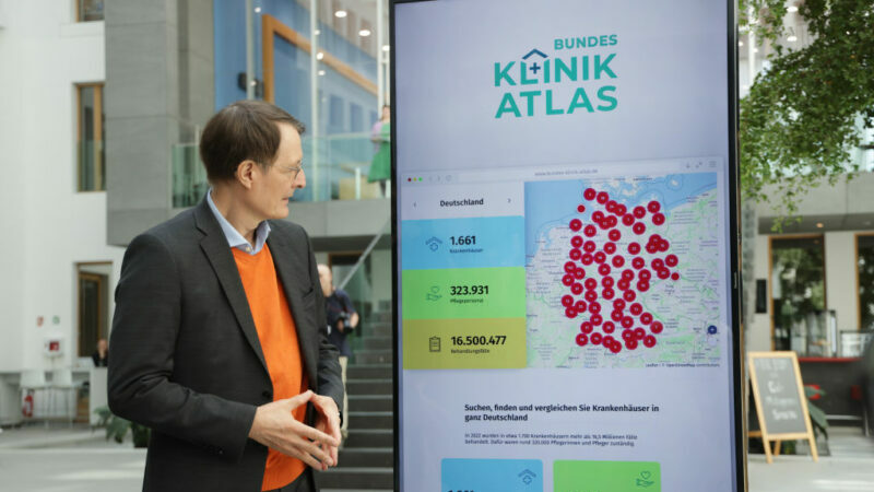 Bundes-Klinik-Atlas In Abgespeckter Version Abrufbar