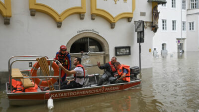 Hochwasser: In Passau sinken die Wasserstände