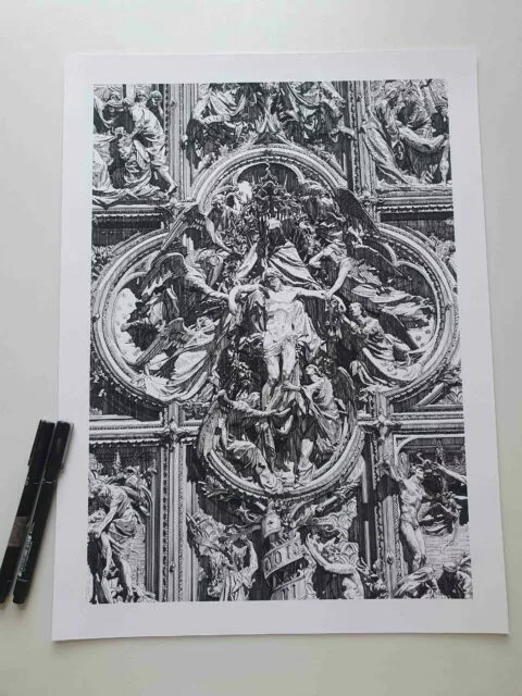 „The Bronze Door, Milan Duomo“ von Max Kerly