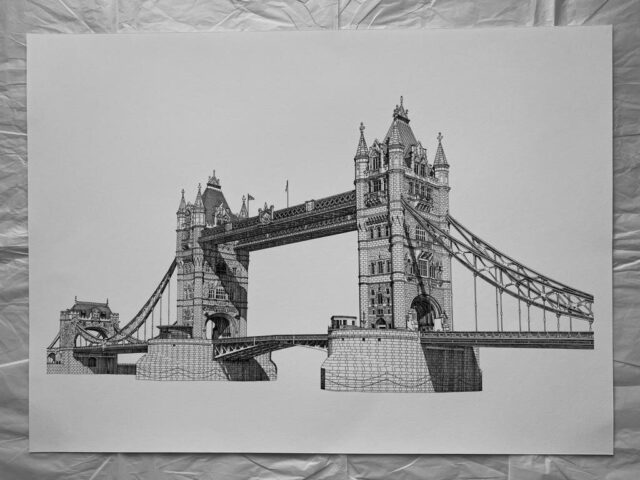 „Tower Bridge, London“ von Max Kerly