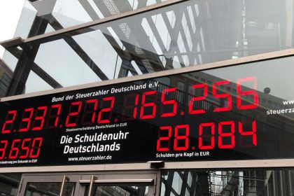Öffentliche Schulden steigen auf 2,46 Billionen Euro
