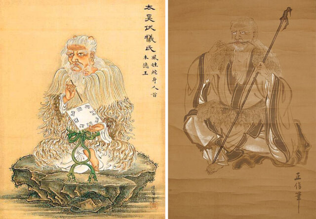 Fu Xi und Shennong: die Entdecker der Seide