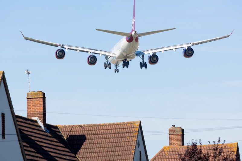 Fluglärm lässt Risiko für chronische Krankheiten in die Höhe steigen