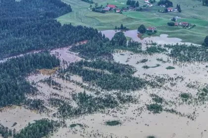Hochwasser vernichtet die Ernte vieler Höfe