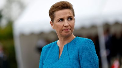 Dänemarks Ministerpräsidentin Mette Frederiksen wurde Opfer eines Angriffs.