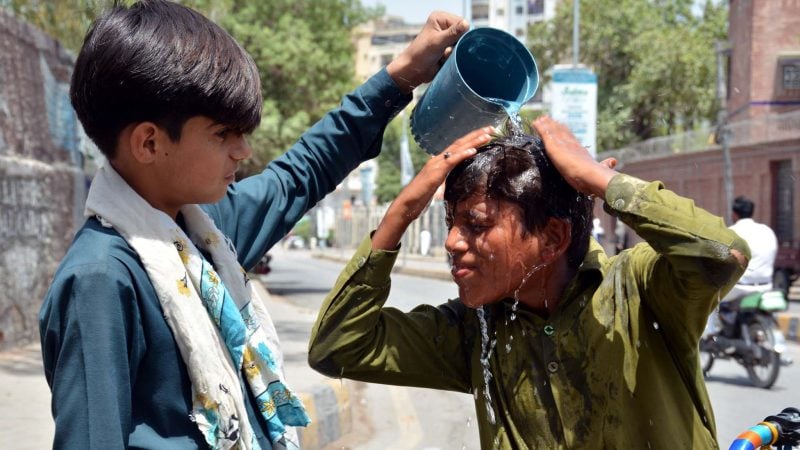 Temperaturen von über 40 Grad sind in Südasien um diese Jahreszeit nicht ungewöhnlich.