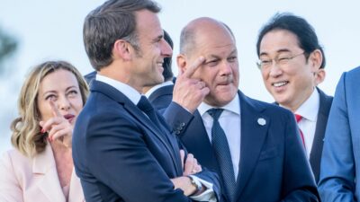 Viel Zeit zum Feiern hat Kanzler Scholz nicht: G7-Treffen singt ihm „Happy Birthday“