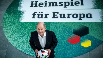 Scholz zum Start der Fußball-EM: „Je bunter, desto besser“