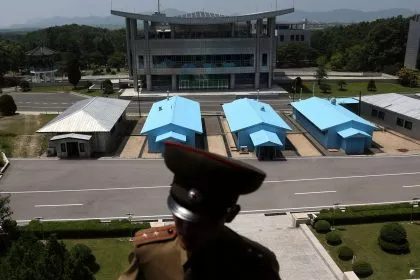 Nordkorea baut möglicherweise Mauern innerhalb Pufferzone