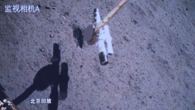 Chinesische Sonde mit Proben von Rückseite des Mondes wieder auf der Erde zurück