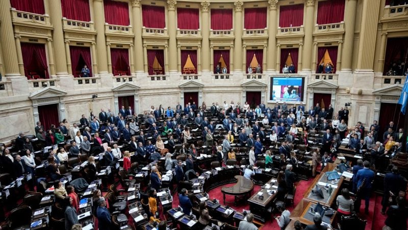 Rund zwölf Stunden debattierten die Abgeordneten des argentinischen Parlaments - und stimmten dann Mileis Reformpaket zu.