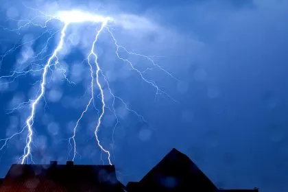 Schwere Gewitter über Deutschland