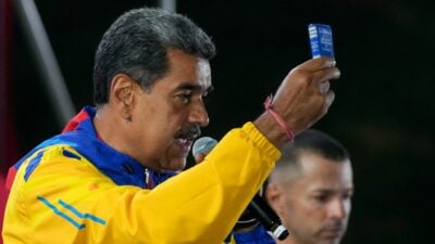 Die Opposition in Venezuela erkennt Maduros offiziell verkündete Wiederwahl nicht an.