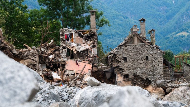 Ein Unwetter am vergangenen Wochenende hat im Bavonatal schwere Schäden angerichtet. (Archivbild)