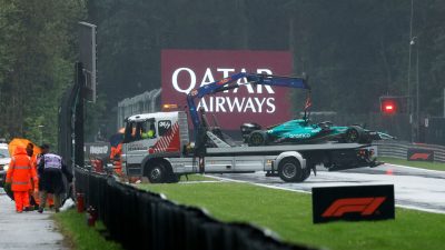 Verstappen Schnellster im Regen von Spa