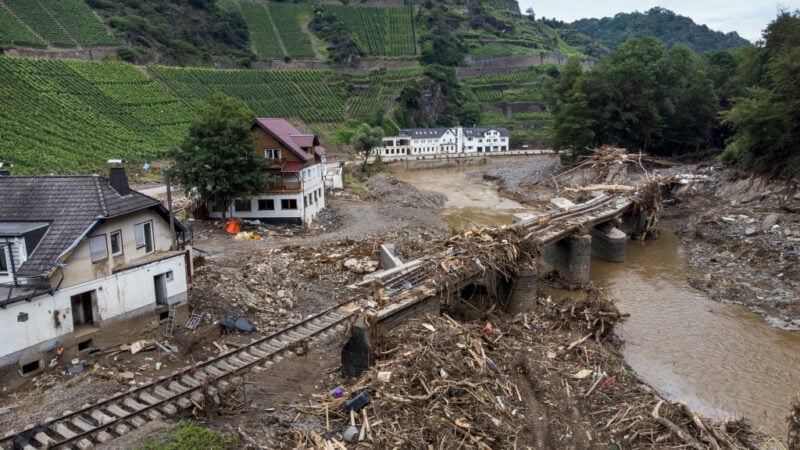 Hochwasser im Ahrtal, Dernau, 4. August 2021