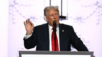 Trump auf Parteitag: Will Präsident für ganz Amerika sein