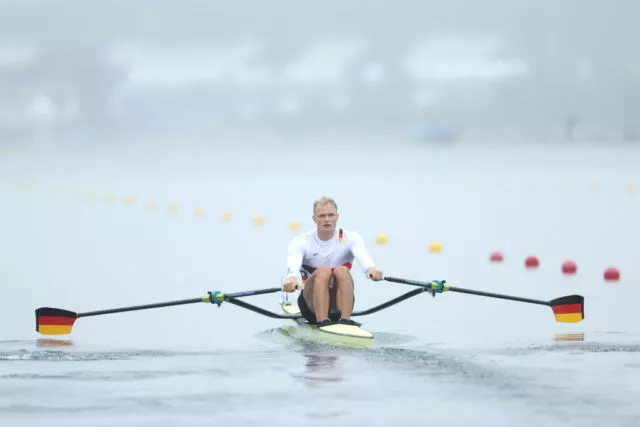Olympischen Spiele mit Ruderer Oliver Zeidler