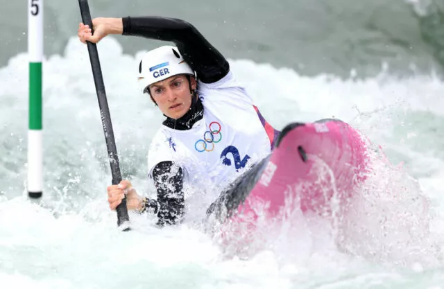 Olympische Spiele mit Kanutin Ricarda Funk