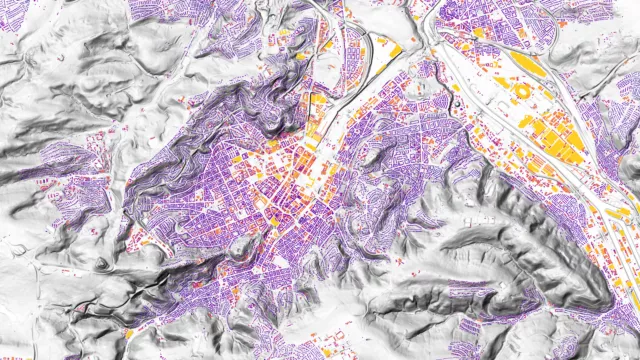 Solaratlas von Stuttgart.