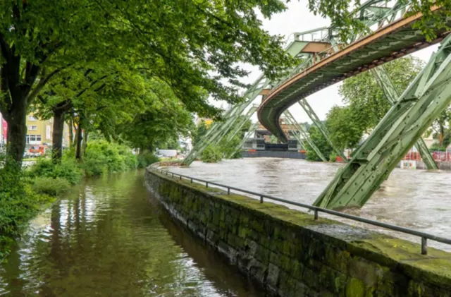Die Wupper am 14. Juni 2021.