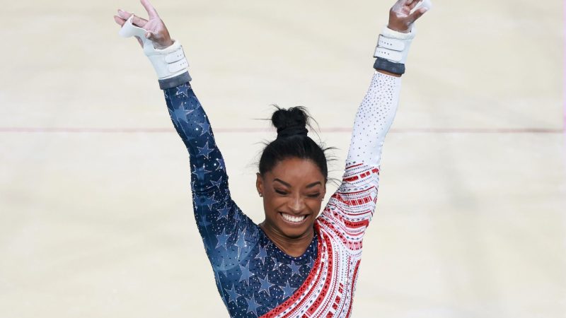 Hat allen Grund zum Jubeln: Simone Biles.