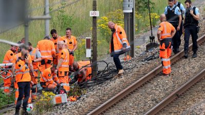 Nach Anschlägen auf Bahn in Frankreich sind Schäden behoben