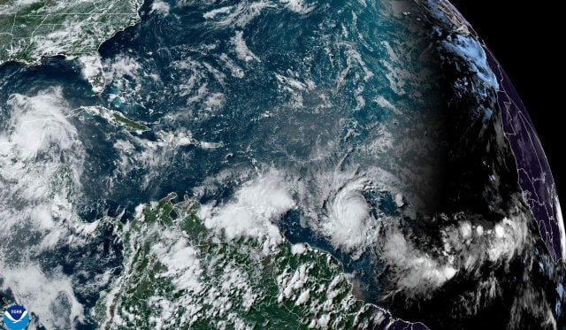 Hurrikan «Beryl» bewegt sich auf die Karibikinseln zu.