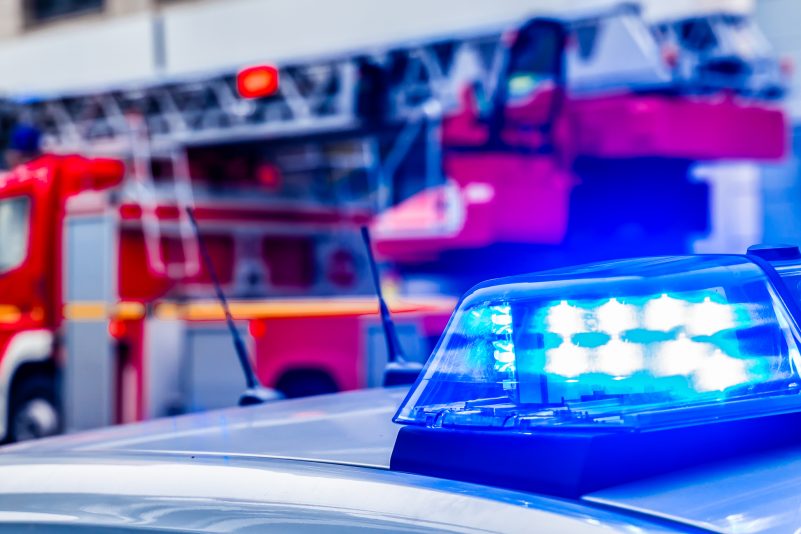 Explosion und Brand in Herford, NRW