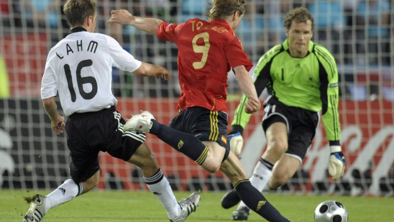 Fernando Torres schoss Spanien im EM-Finale 2008 gegen Deutschland zum EM-Titel.