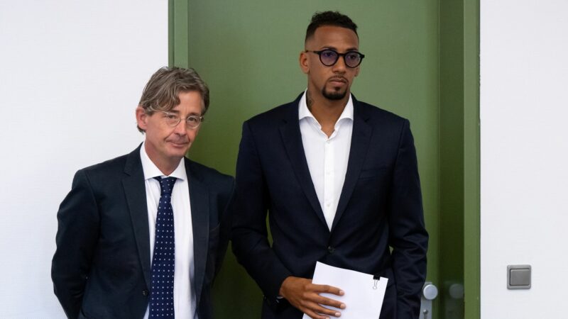 Jérôme Boateng und sein Anwalt Leonard Walischewski