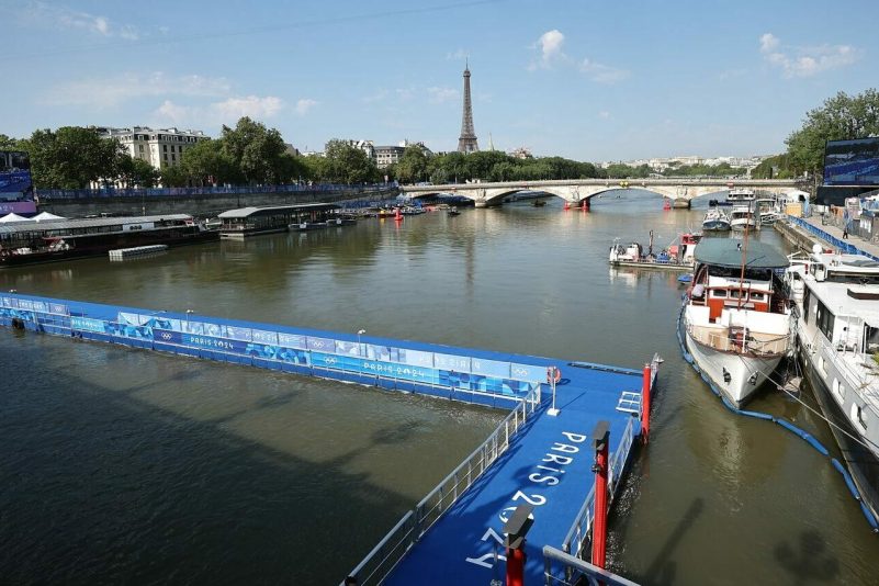 Für die Triathleten fiel auch das Abschlusstraining in der Seine aus.
