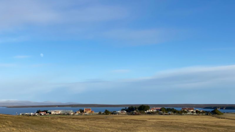 Die Falklandinseln liegen im südlichen Atlantik vor der Küste Südamerikas.