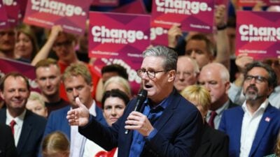 Labour-Chef Keir Starmer dürfte neuer Premierminister werden.