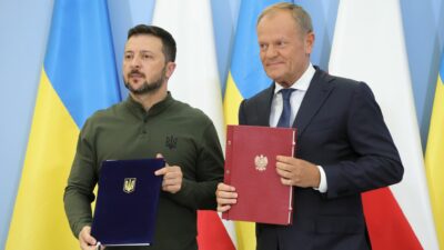 Polen und Ukraine unterzeichnen Sicherheitsabkommen