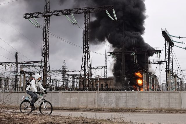 Ein Großteil der ukrainischen Energie-Infrastruktur fällt durch die russischen Angriffe mittlerweile aus
