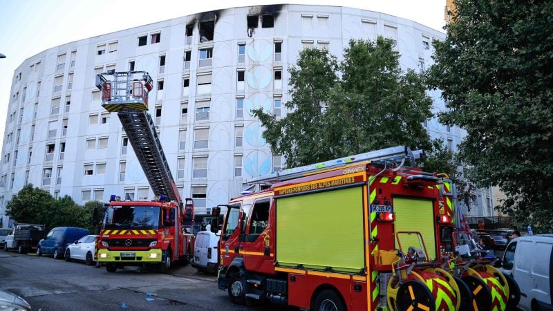 Auch Kinder sind bei einem Wohnungsbrand in Nizza gestorben.