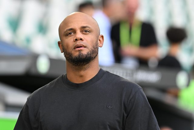 Sein erstes Bundesliga-Spiel als Bayern-Trainer: Vincent Kompany am Sonntag in Wolfsburg.