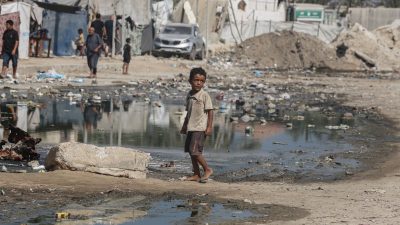 Ziel der Kamapgne ist es, mehr als 90 Prozent der Kinder unter zehn Jahren gegen das hochansteckende Polio-Virus zu impfen.