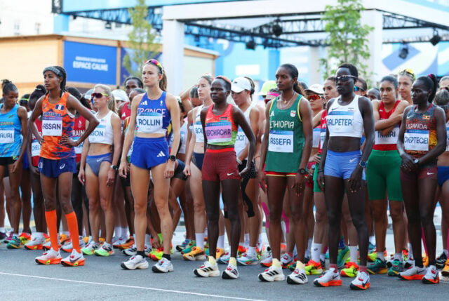 Die Olympischen Spiele mit dem Marathon