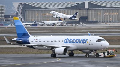 Streik bei Lufthansa-Tochter Discover hat begonnen