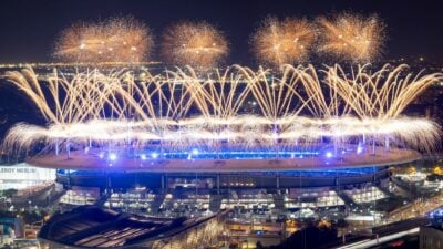 Mit einem Feuerwerk über dem Stade de France endete Olympia in Paris.