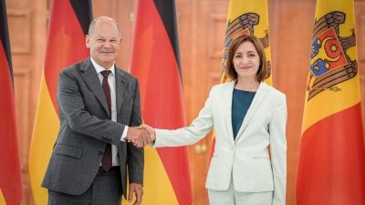 Scholz sagt Ukraine und Moldau anhaltende Unterstützung zu